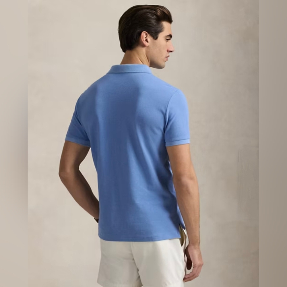 Polo Ralph Lauren Classic-Fit Cotton Polo Shirt Campus Blue Size XXL - Picture 8 of 13